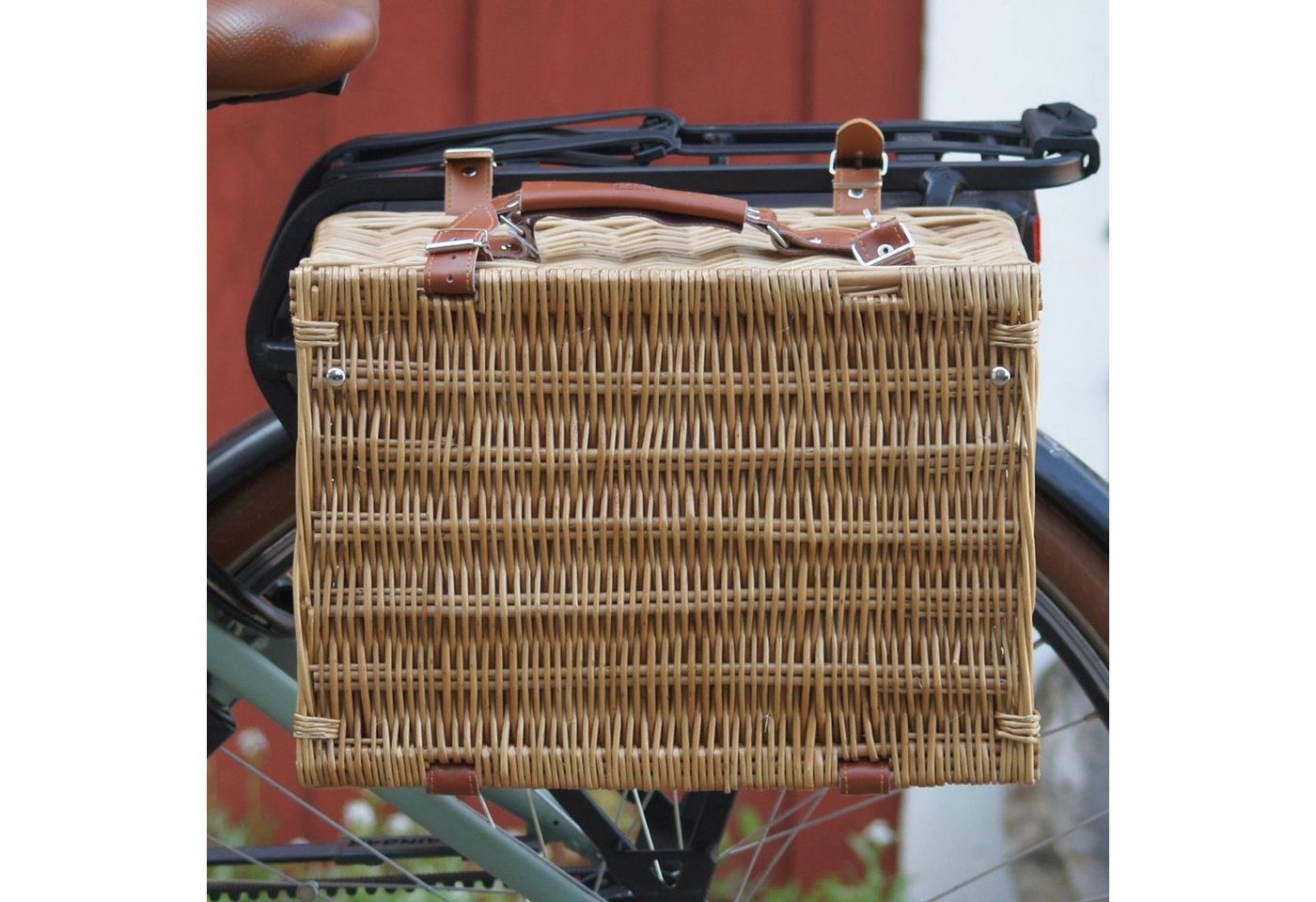 UNUS GARDEN Fahrradkorb Picknickkorb für den Gepäckträger Bild 5