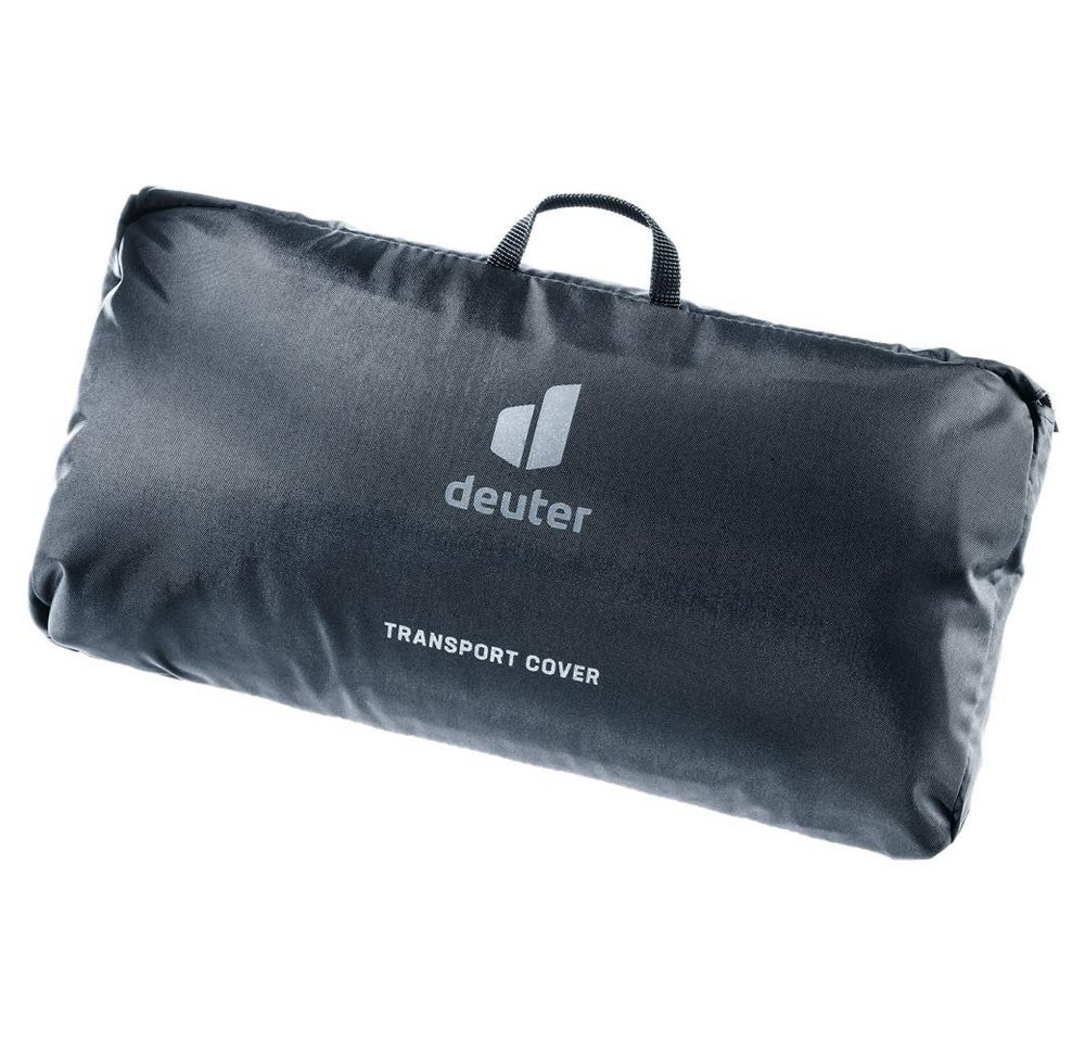deuter Trekkingrucksack Transport Cover Rucksack-Transporthülle 90 L mit Packtasche, Wasserabweisend, Getapte Nähte, Adressfenster, Schloss-Fixpunkt Bild 4