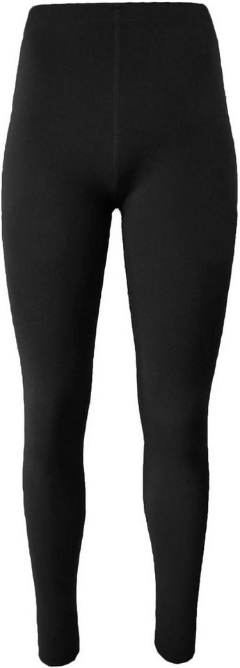 BRUBAKER Thermoleggings Damen Thermo Leggings - Winter Leggings Warm und Bequem (Lange Winterleggings, 1-tlg., Atmungsaktiv für kalte Tage) One Size Gr. 34-42 - Schwarz Bild 2