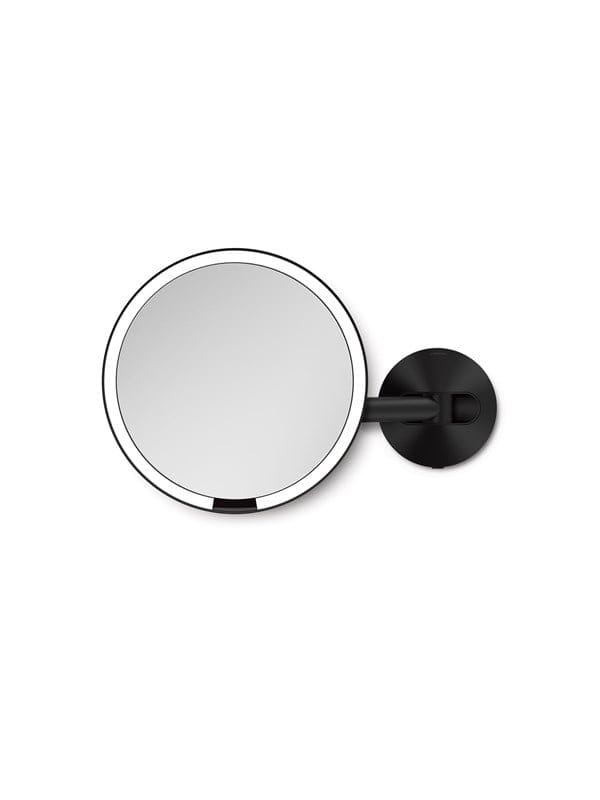 Simplehuman festverdrahteter Wandmontage-Sensor-Spiegel, Schwarz