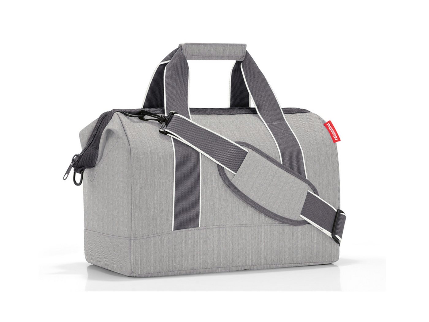 REISENTHEL® Reisetasche allrounder M herringbone grey, allrounder M Bild 4