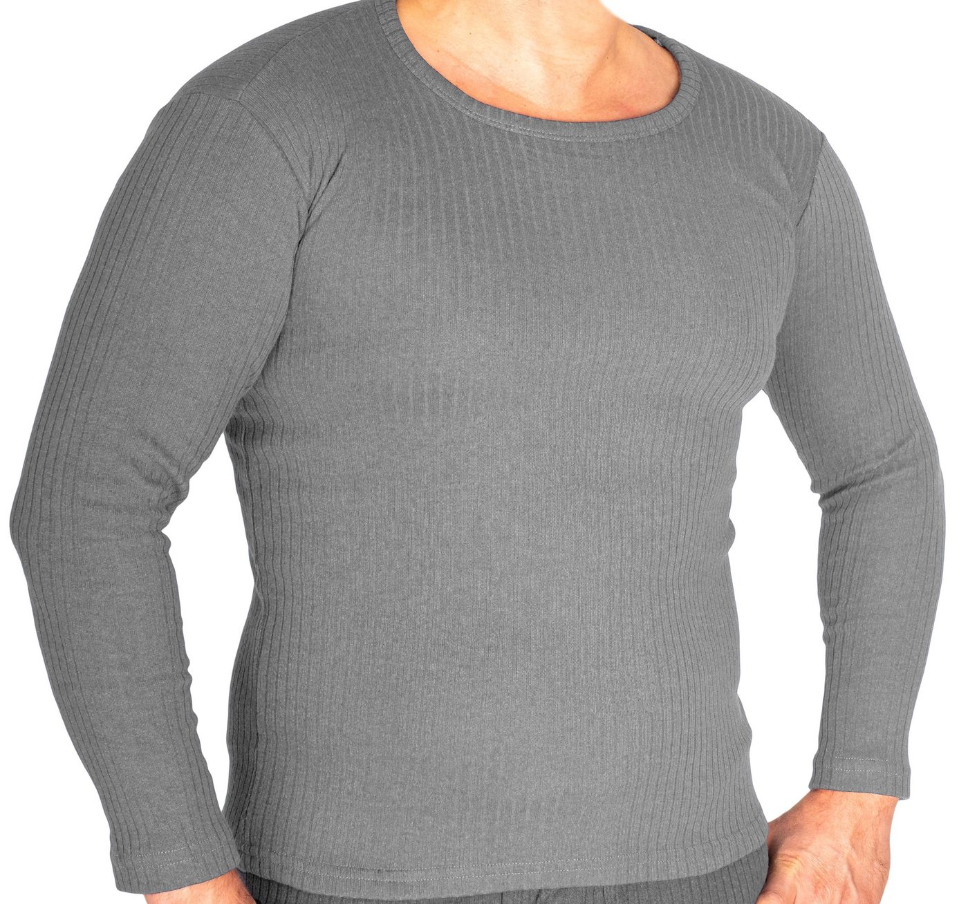 TEXEMP Thermounterhemd Herren Thermounterwäsche Unterwäsche 3 Stück Unterziehhemd Winter (3-St., 3er Pack) Premium Qualität: Atmungsaktiv, Feuchtigkeitsabführend