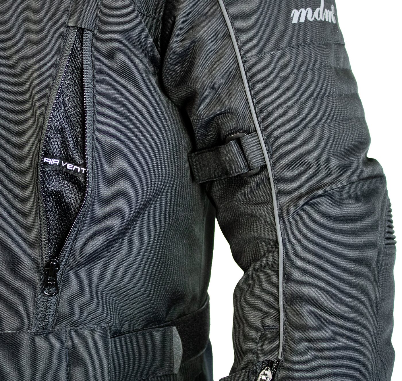 MDM Motorradjacke Touren Motorradjacke wasserdicht mit Thermofutter und Belüftung (1 Motorradjacke inklusive Protektoren) Wasserdichte Motorradjacke mit Thermofutter und Protektoren Bild 2