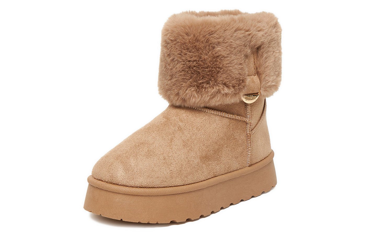 DeeZee Deezee Mädchen Schneestiefel 5907964265542 Beige Snowboots Bild 4