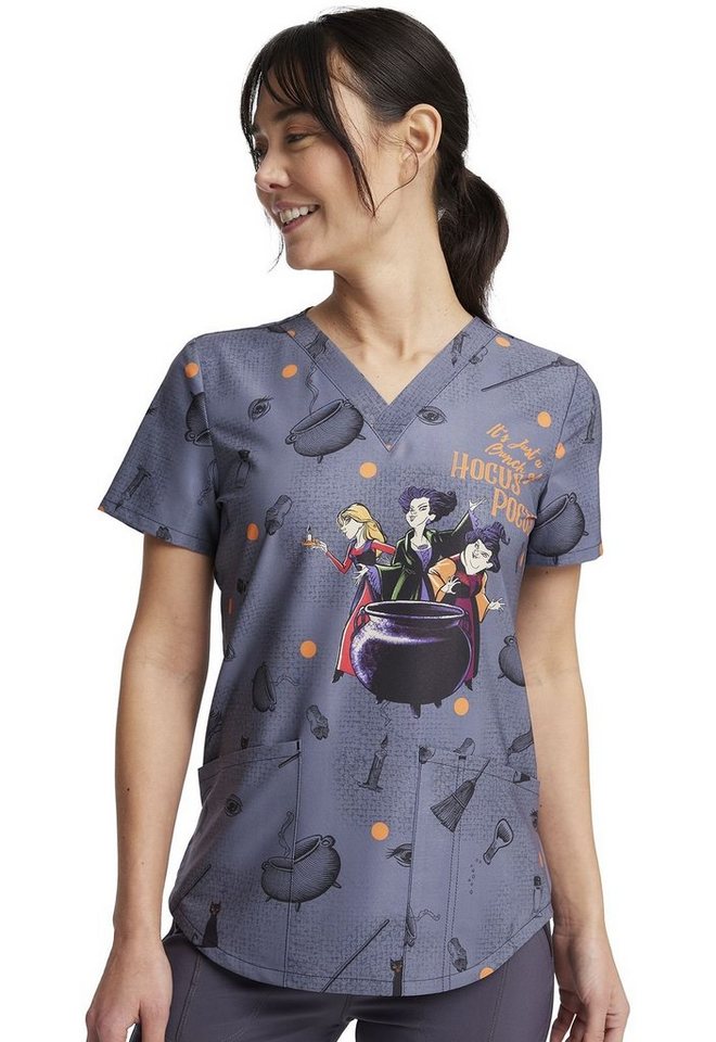 Cherokee Funktionsbluse Bunt bedruckter Damen Kasack "hocus pocus" Kasack mit Motiv Bild 4