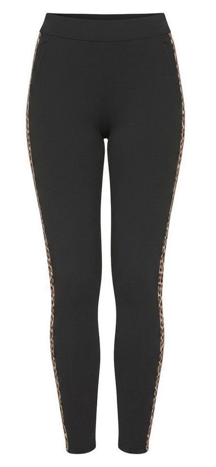 Bas Bleu Treggings mit seitlichem Zierstreifen im Leopardenmuster Bild 3