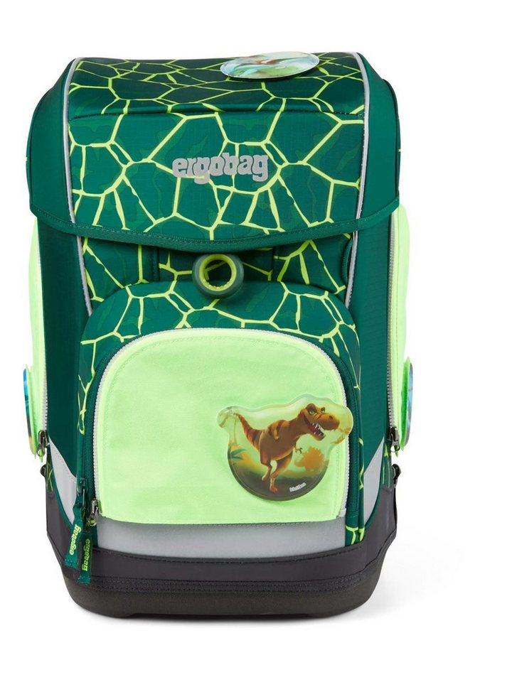 ergobag Schulranzen Fluo LED Zip Set (3-tlg), reflektierend Bild 3