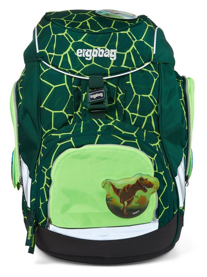 ergobag Schulranzen Fluo LED Zip Set (3-tlg), reflektierend Bild 4