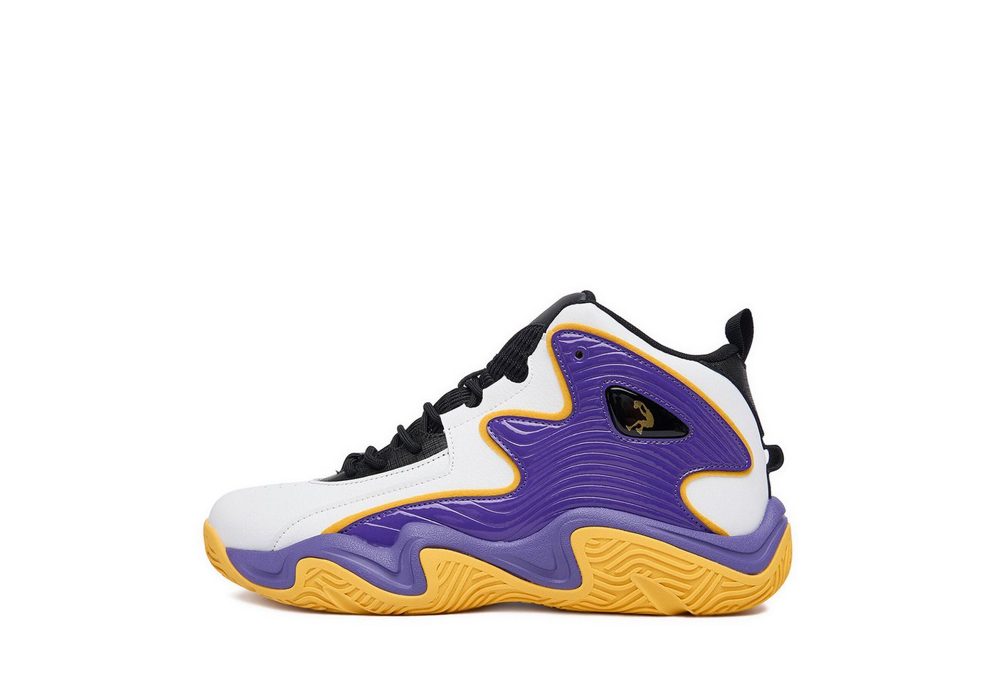 Shaq Shaq Herren Basketballschuhe 5907964139300 Weiß, Lila Basketballschuh Bild 3