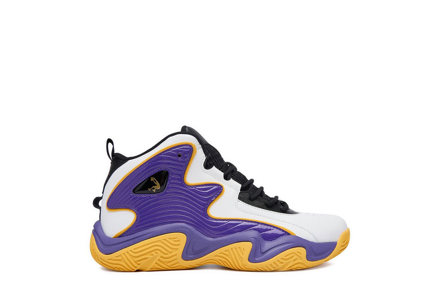 Shaq Shaq Herren Basketballschuhe 5907964139300 Weiß, Lila Basketballschuh Bild 5