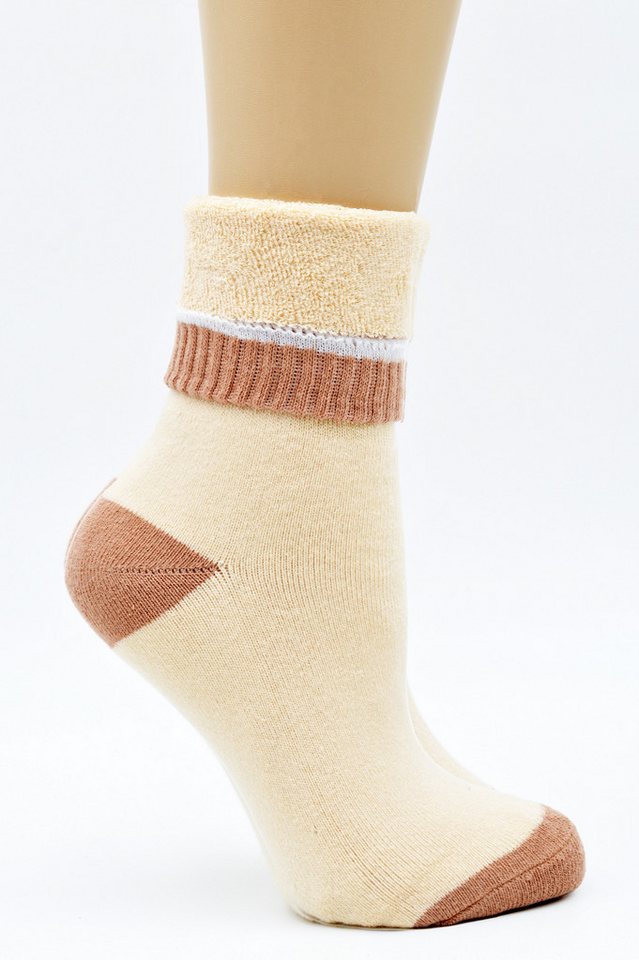 Frostfighter Thermosocken dicke Wintersocken für Damen (6-Paar) Vollfrottee Innenfutter, warme dicke bunte Socken Bild 5