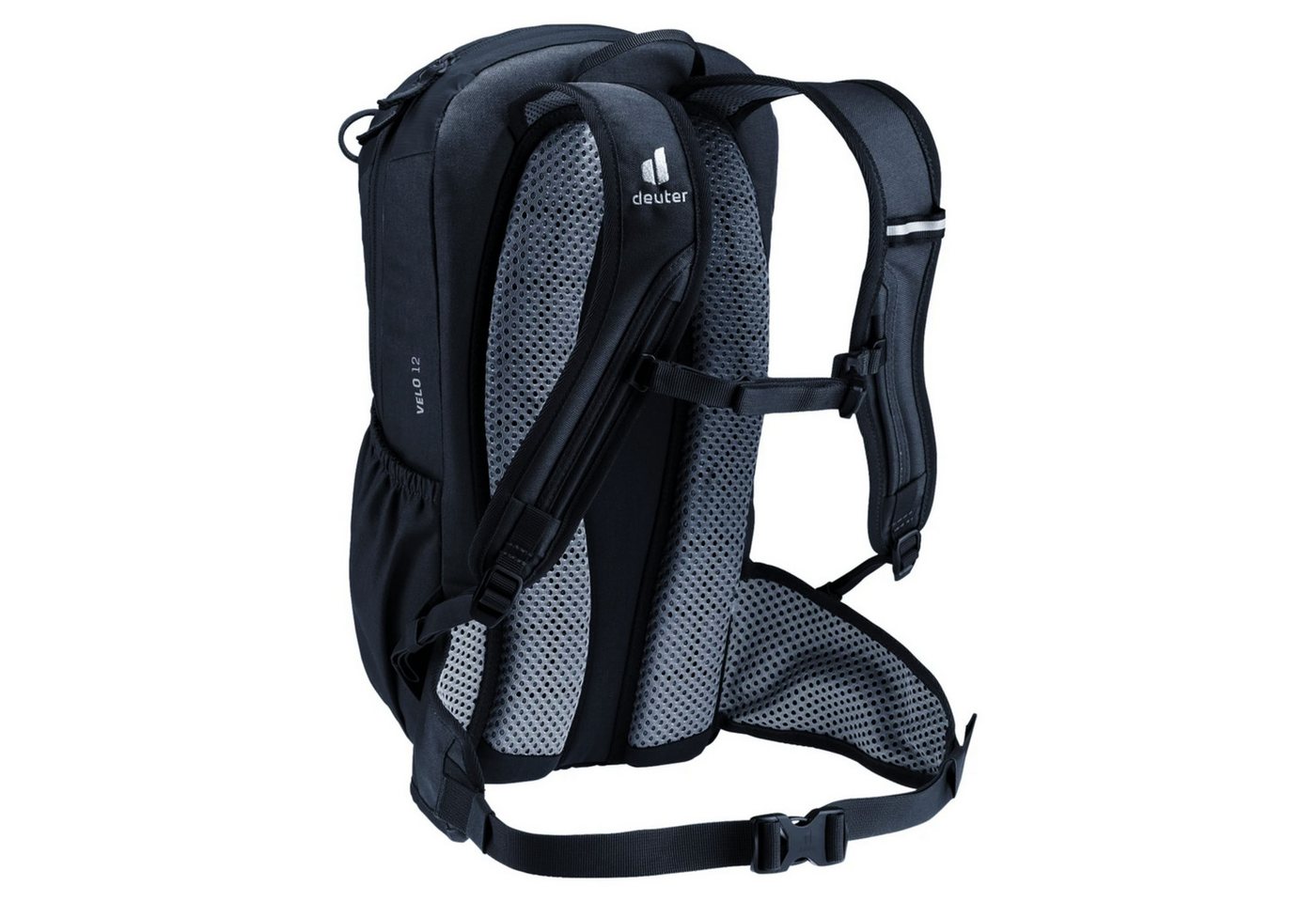 deuter Trekkingrucksack Velo 12 black kompakter, leichter Fahrradrucksack Tagesrucksack