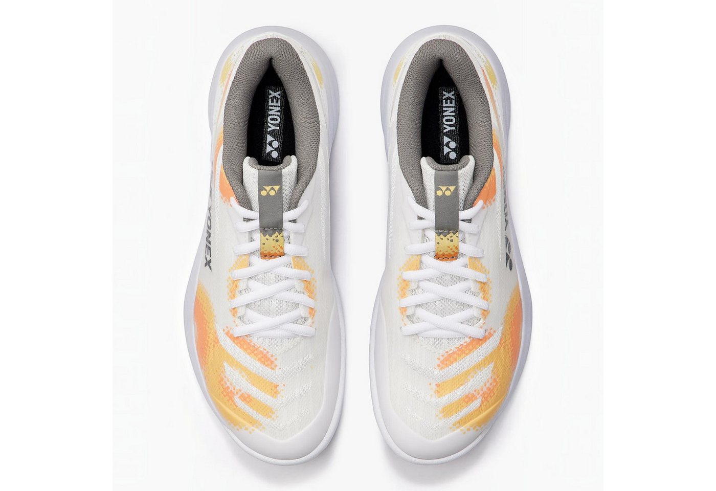 Yonex Cascade Accel 2 2026 weiss/orange Herren Badmintonschuh