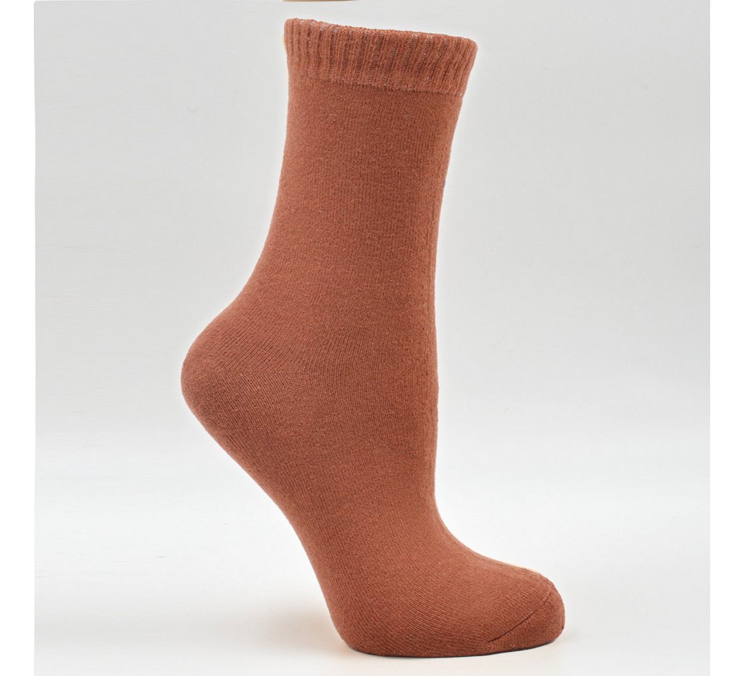 Frostfighter Thermosocken Damen Wintersocken (6-Paar) fusselfreies Vollfrottee Innenfutter, warme dicke bunte farbige Socken Bild 4