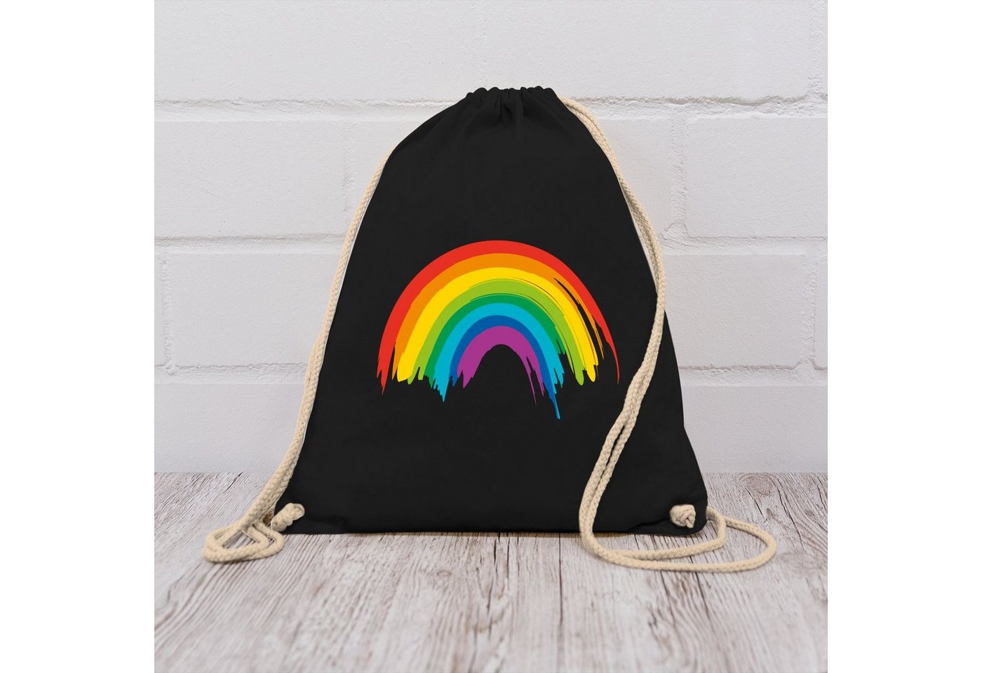 Shirtracer Turnbeutel Regenbogen LGBT & LGBTQ, LGBT Kleidung