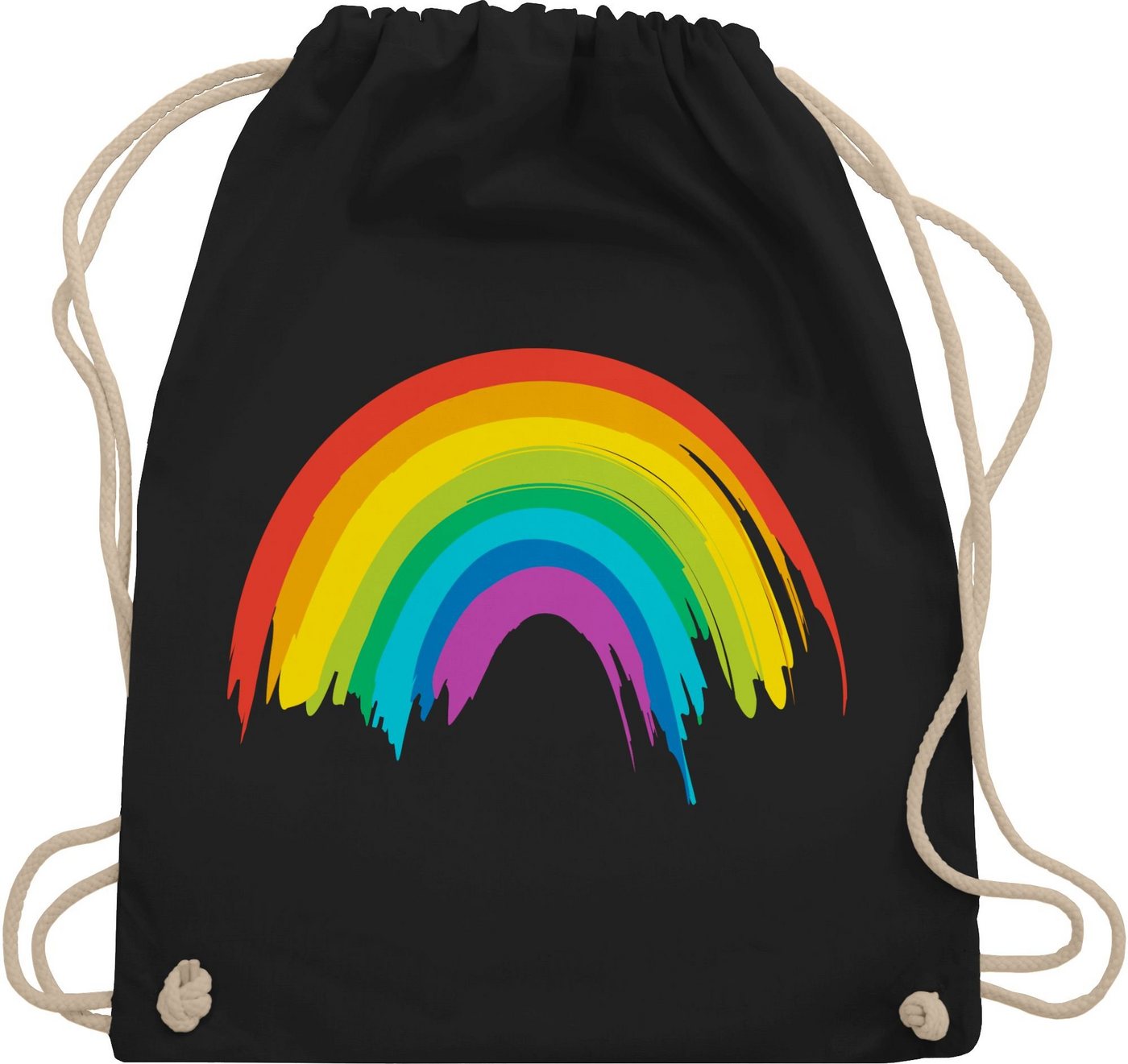 Shirtracer Turnbeutel Regenbogen LGBT & LGBTQ, LGBT Kleidung Bild 5