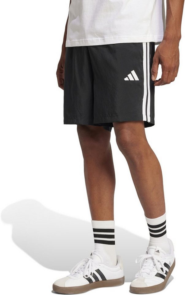 adidas Sportswear Trainingsshorts Herren Shorts Essentials 3-Streifen Chelsea schwarz/weiß Bild 2