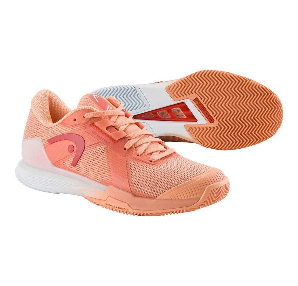 Head Sprint Pro 4.0 Clay/Sandplatz 2025 coral/weiss Damen Tennisschuh Bild 2