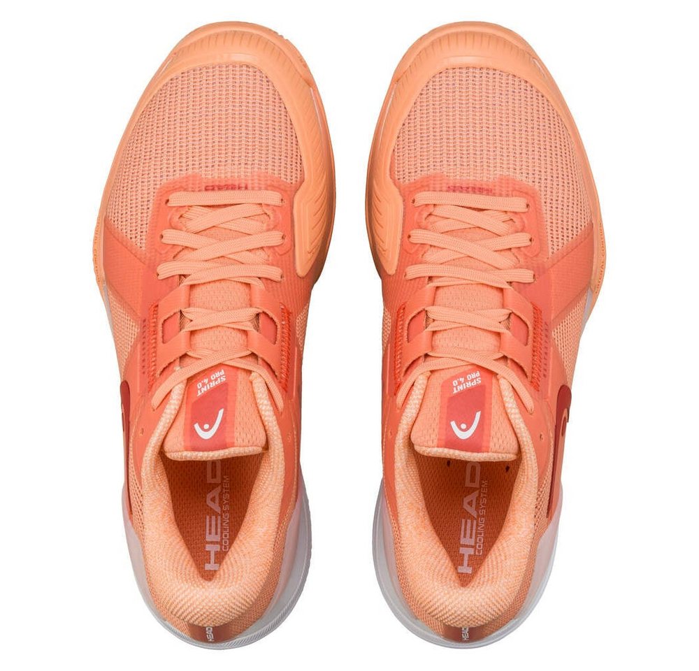 Head Sprint Pro 4.0 Clay/Sandplatz 2025 coral/weiss Damen Tennisschuh Bild 4