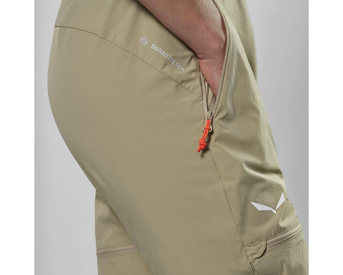 Salewa Outdoorhose Puez Talvena Durastretch 2/1 Pant W Vielseitige Damen-Softshellhose mit abnehmbaren Beinen, ideal für