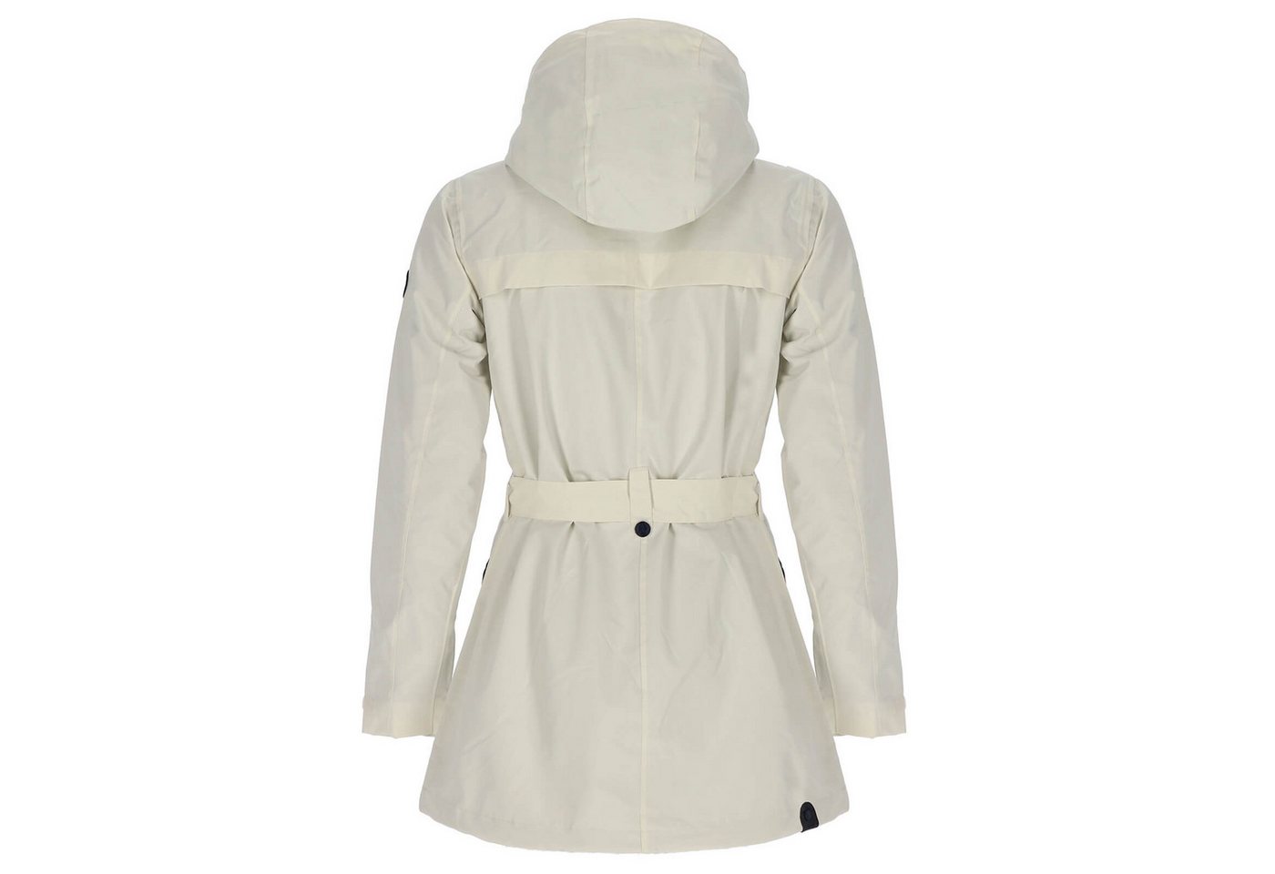 Dry Fashion Funktionsmantel Orth Damen Trenchcoat Wasserdicht - Outdoor-Mantel Winddicht Tailliert Atmungsaktiv, Verschweißte Nähte, Verstellbare und abnehmbare Kapuze Bild 2