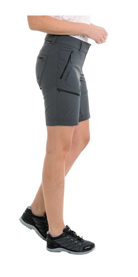 Schöffel Trekkinghose Wanderhose Toblach2 Shorts (hoher Tragekomfort) kurz asphaltgrau Damen Bild 3