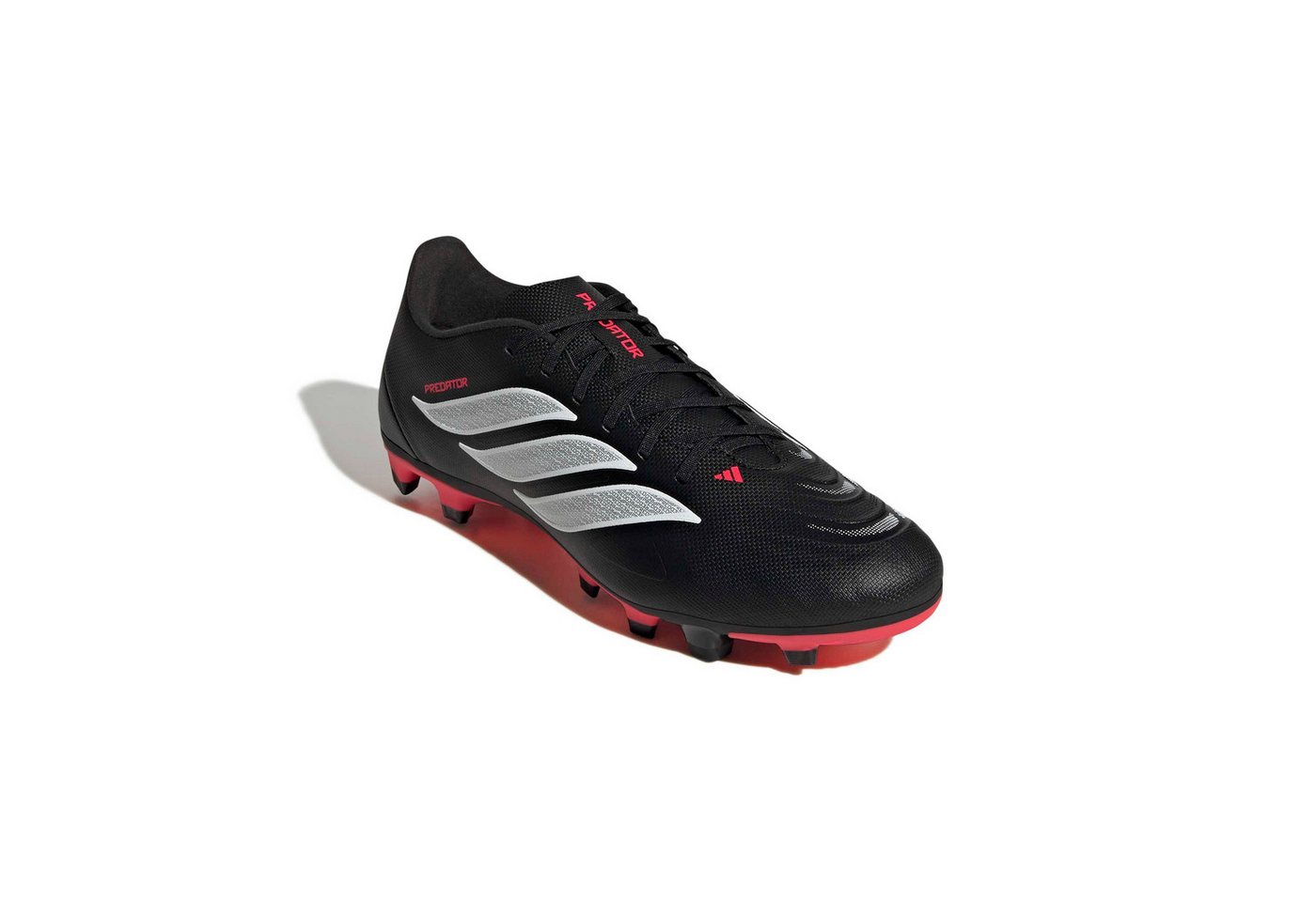 adidas Performance PREDATOR CLUB FG/MG CBLACK/FTWWHT/LUCRED Fußballschuh