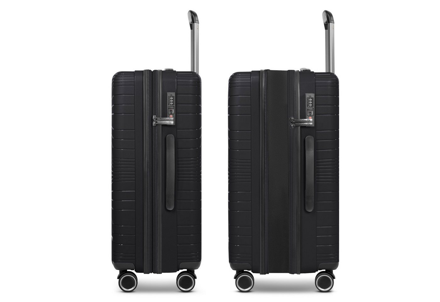 Franky Trolleyset Dallas 3.0, 4 Rollen, (3-teilig, 3 tlg), Polypropylen