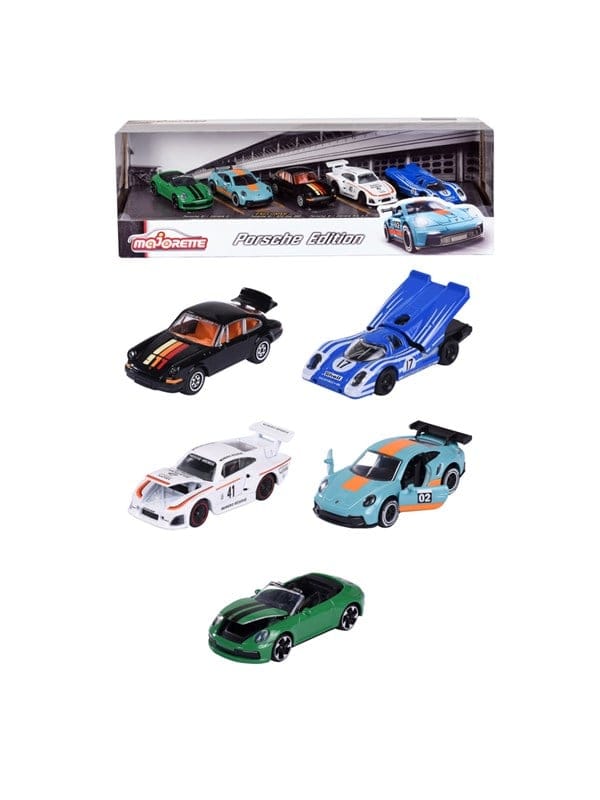 Majorette Porsche Edition 5 Pieces Giftpack