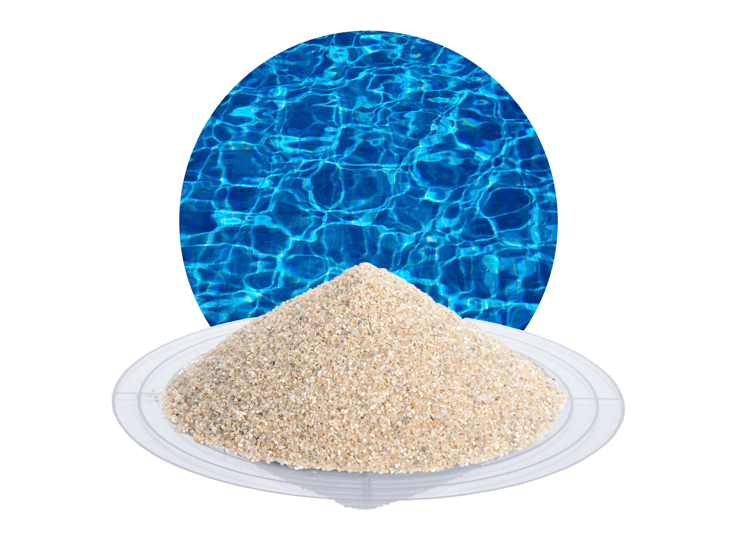 AQUAGRAN Filtersand (0,71-1,25 mm, 25 kg, Beige)