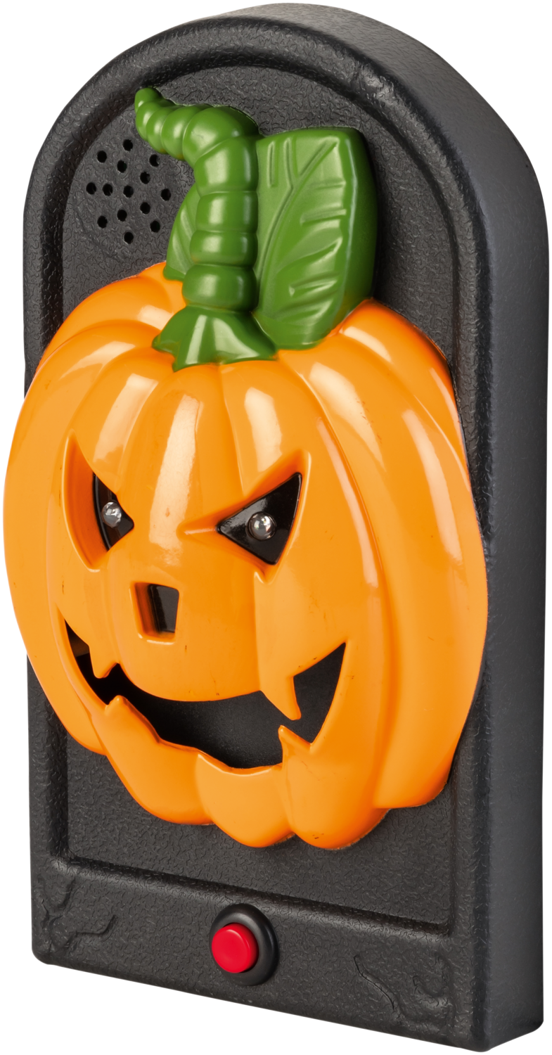 Halloween Türklingel gruselig mit Sound und LED (Kürbis) Bild 2