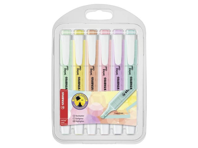 STABILO Swing Cool Pastel Highlighter