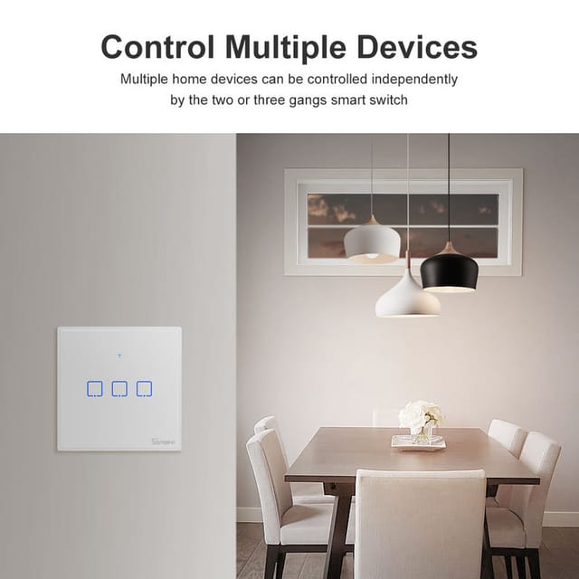 Sonoff Smart Switch WiFi + RF 433 T2 EU TX (3-channel) updated