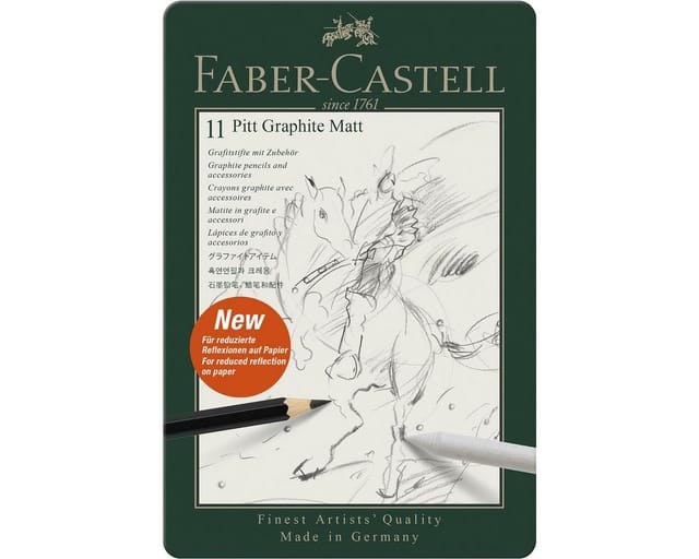 Faber-Castell Set Pitt Graphite Matt 11er Metalletui