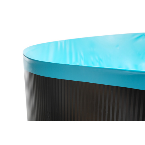 STEINBACH Poolfolie, LxB: 5,49 x 3,66 m, oval, winterfest - blau