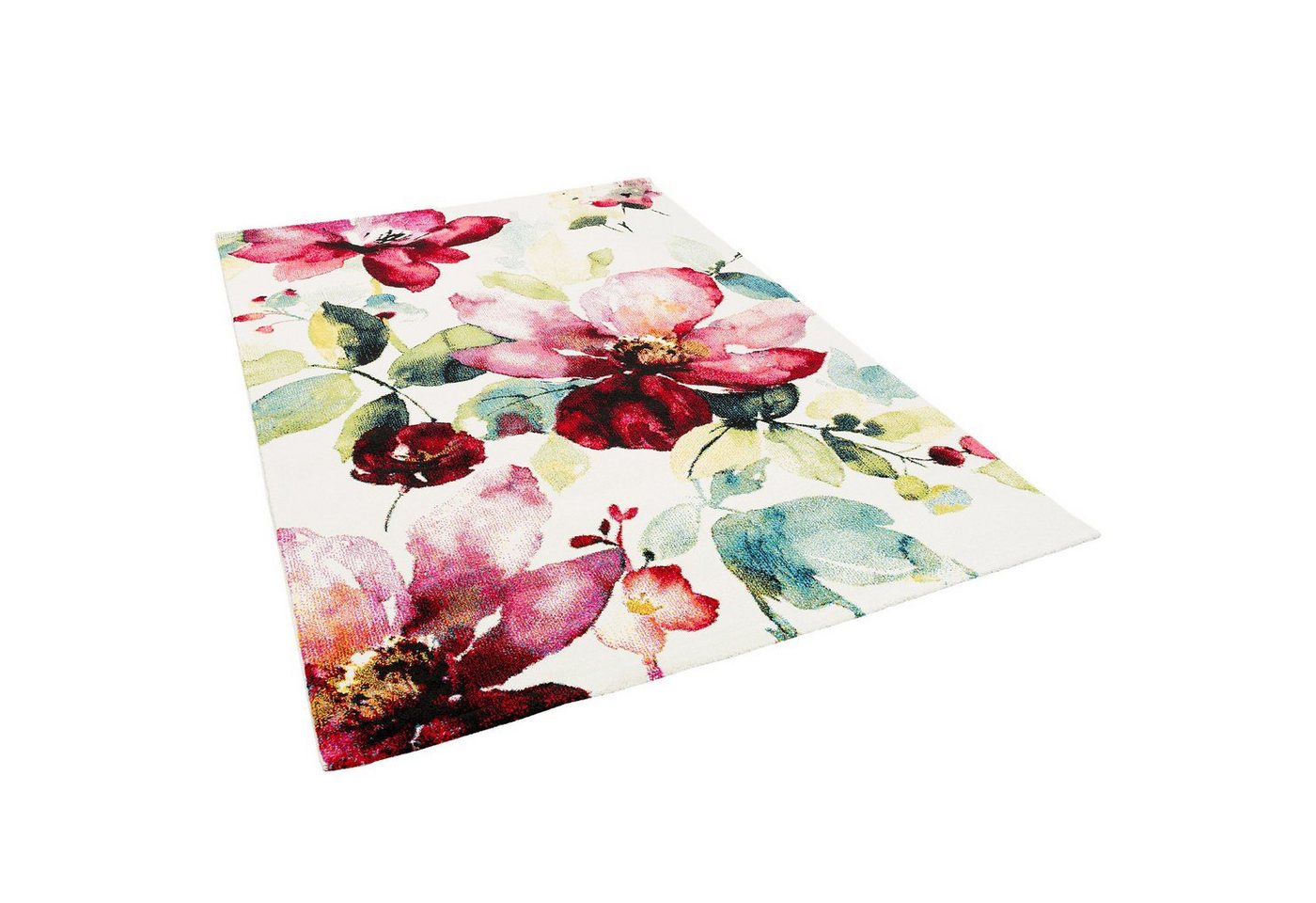 Pergamon Designer Teppich Brilliant Blumen Bunt 80x150cm Bild 2