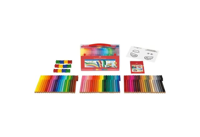 Faber-Castell Koffer Connector Filzstifte 60-teilig