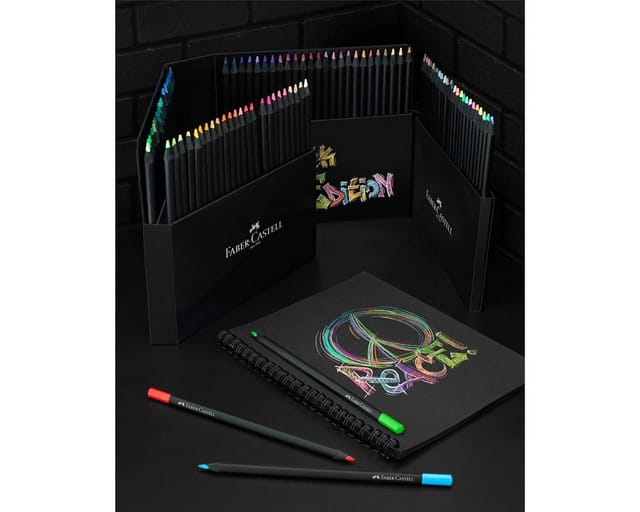 Faber-Castell Buntstifte Black Edition 100er
