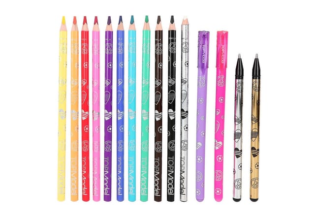 Topmodel Colouring Book with Pen Set