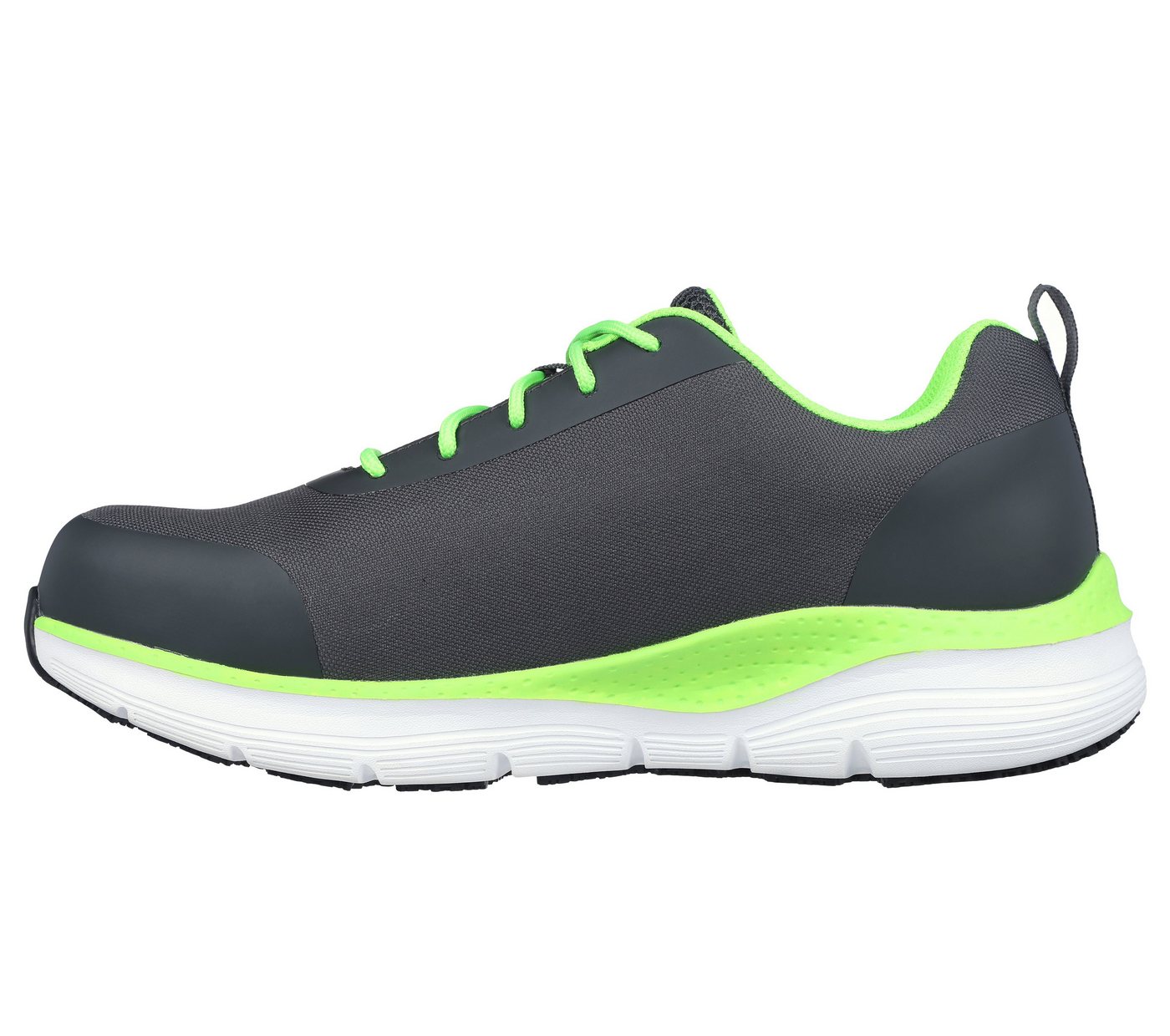 Skechers Sicherheitsschuhe Ringstap Arch Fit SR Herren S3 Gr. 42,5 Grau-Limette