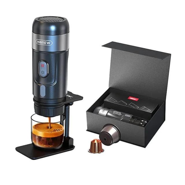 HiBREW Portable 3-in-1 coffee maker with case 80W H4A