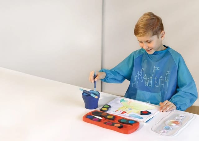 Faber-Castell Malschürze für Kinder Farbe rot/orange