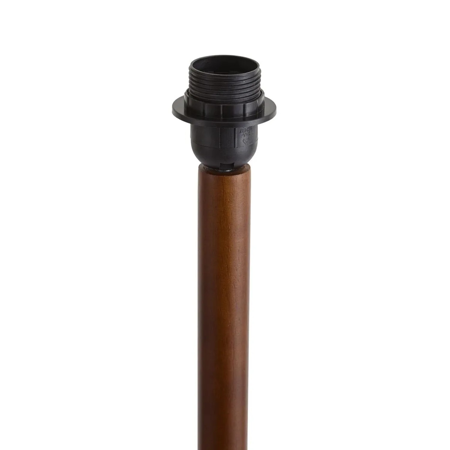QAZQA Japandi Stehleuchte Nussbaumholz ohne Schirm 133 cm Mels
