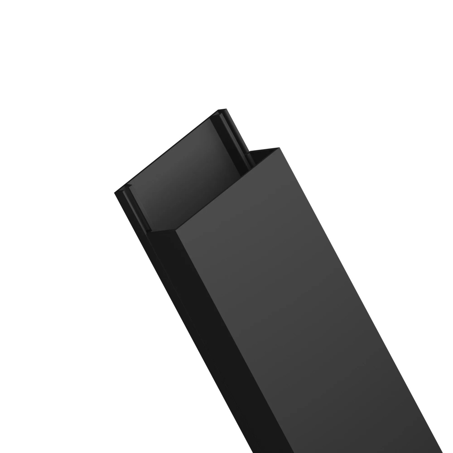 EDO Kabelkanal 40x16 mm Dunkelanthrazit 2 m mit Klappdeckel Schraubmontage