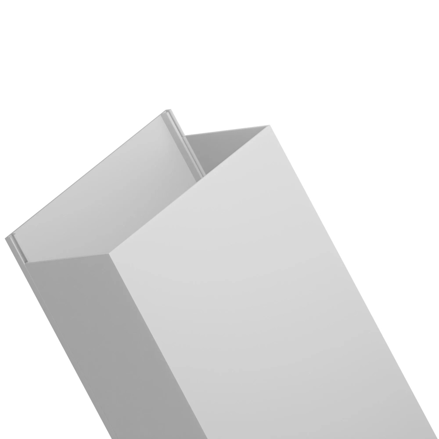 EDO Kabelkanal 120x60 mm Weiß 2 m mit Klappdeckel zur Schraubmontage