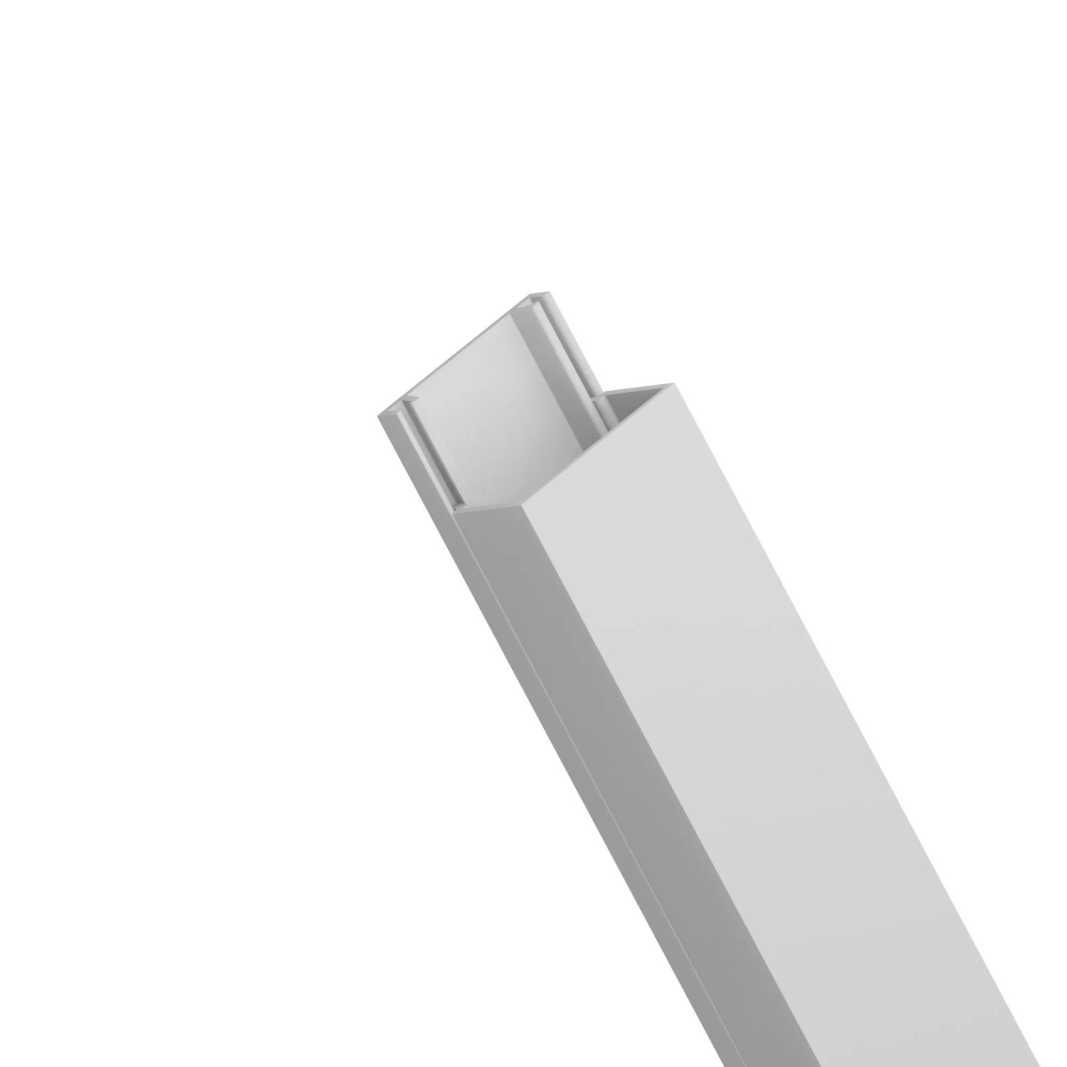EDO Kabelkanal 25x16 mm Weiß 2 m mit Klappdeckel zur Schraubmontage