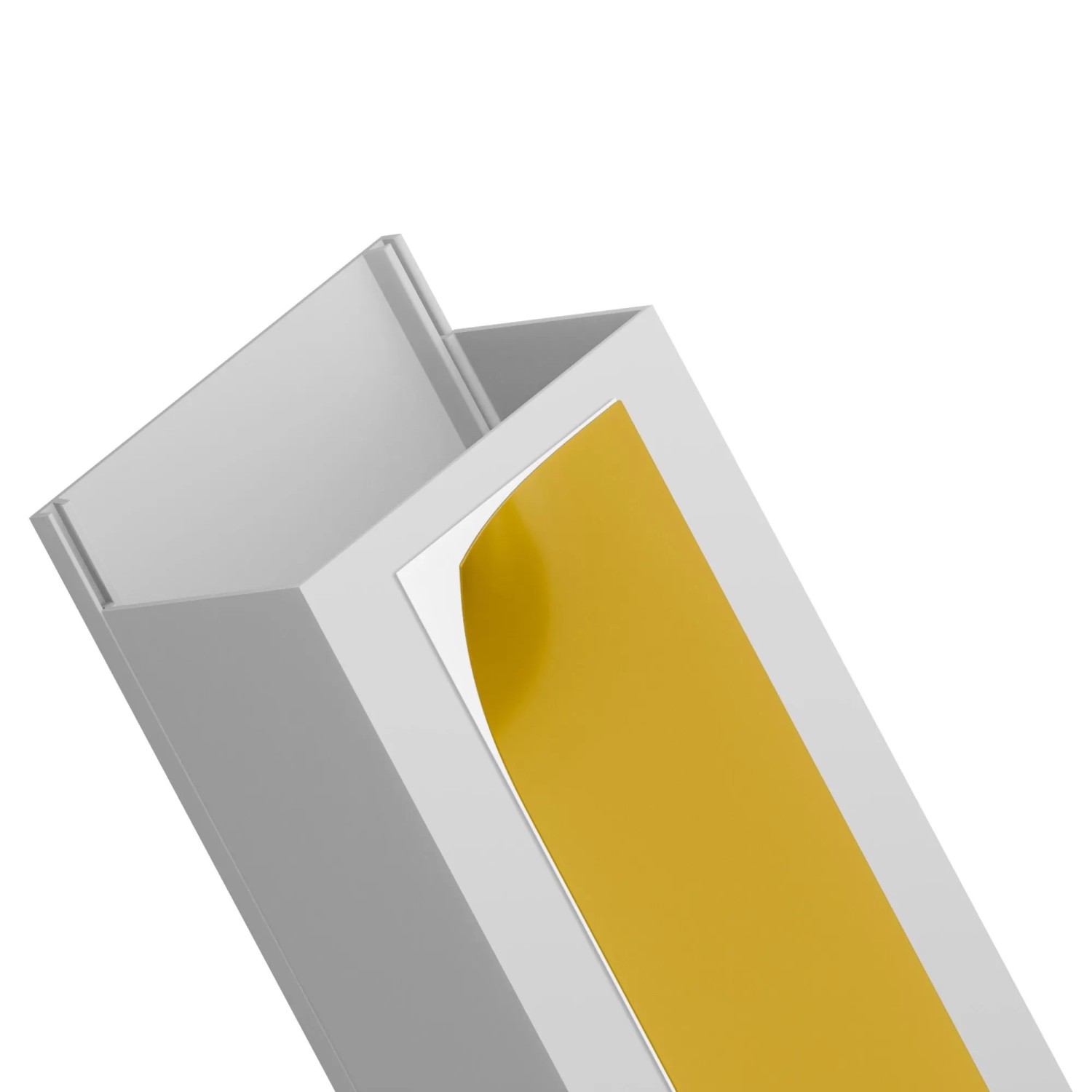 EDO Kabelkanal 60x40 mm Weiß 2m Selbstklebender Aufputz Kabelschacht aus PVC
