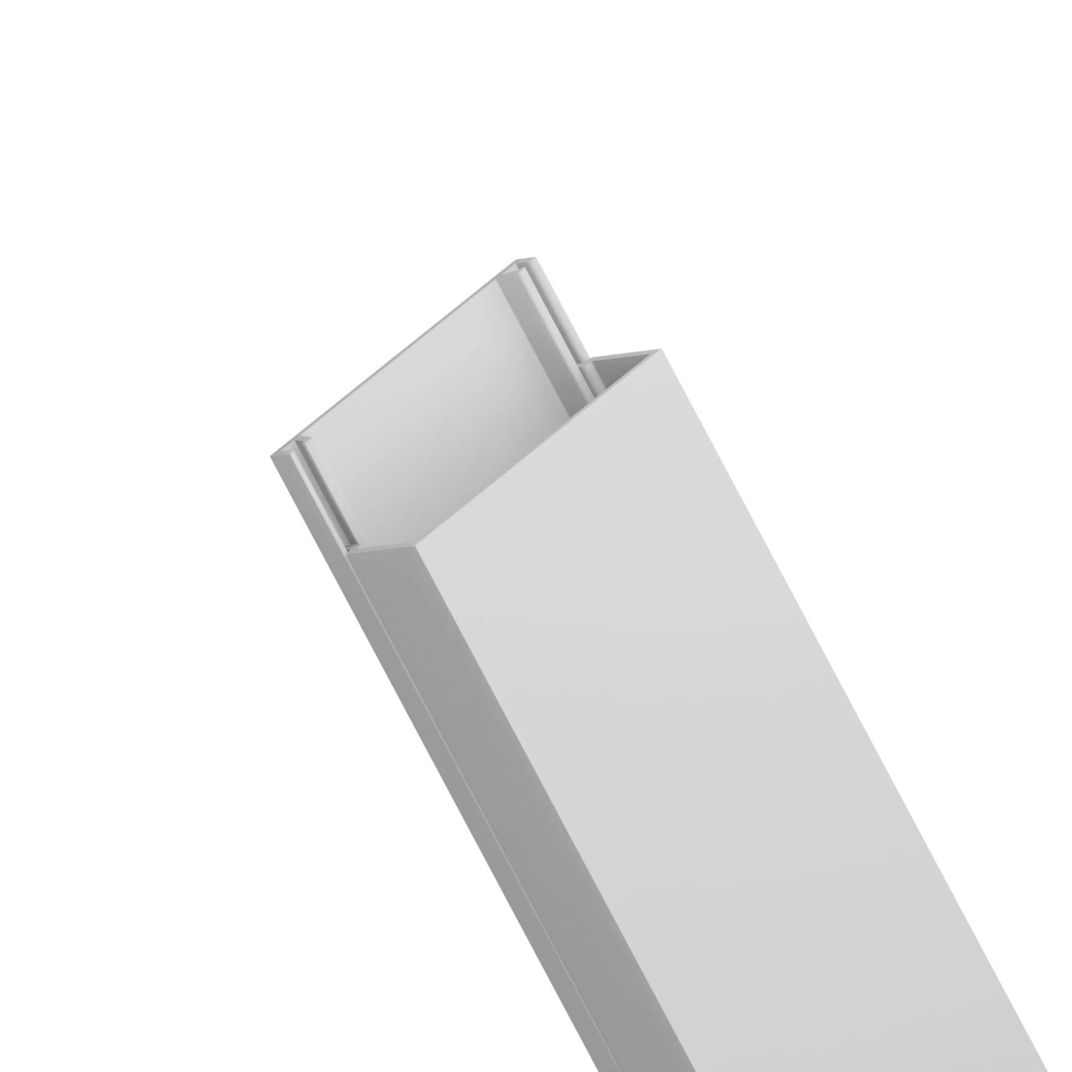 EDO Kabelkanal 40x16 mm Weiß 2 m mit Klappdeckel zur Schraubmontage