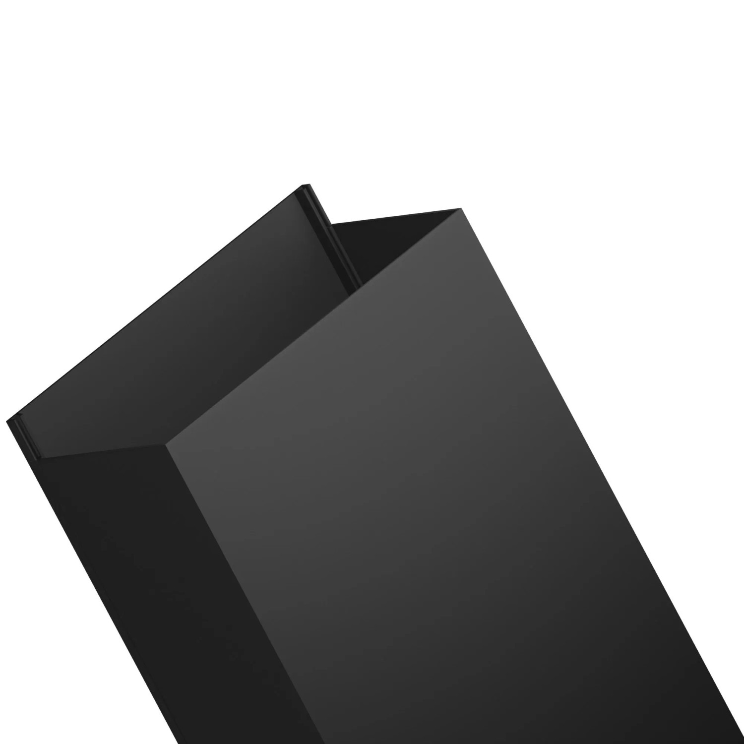 EDO Kabelkanal 120x60 mm Dunkelanthrazit 2 m mit Klappdeckel Schraubmontage