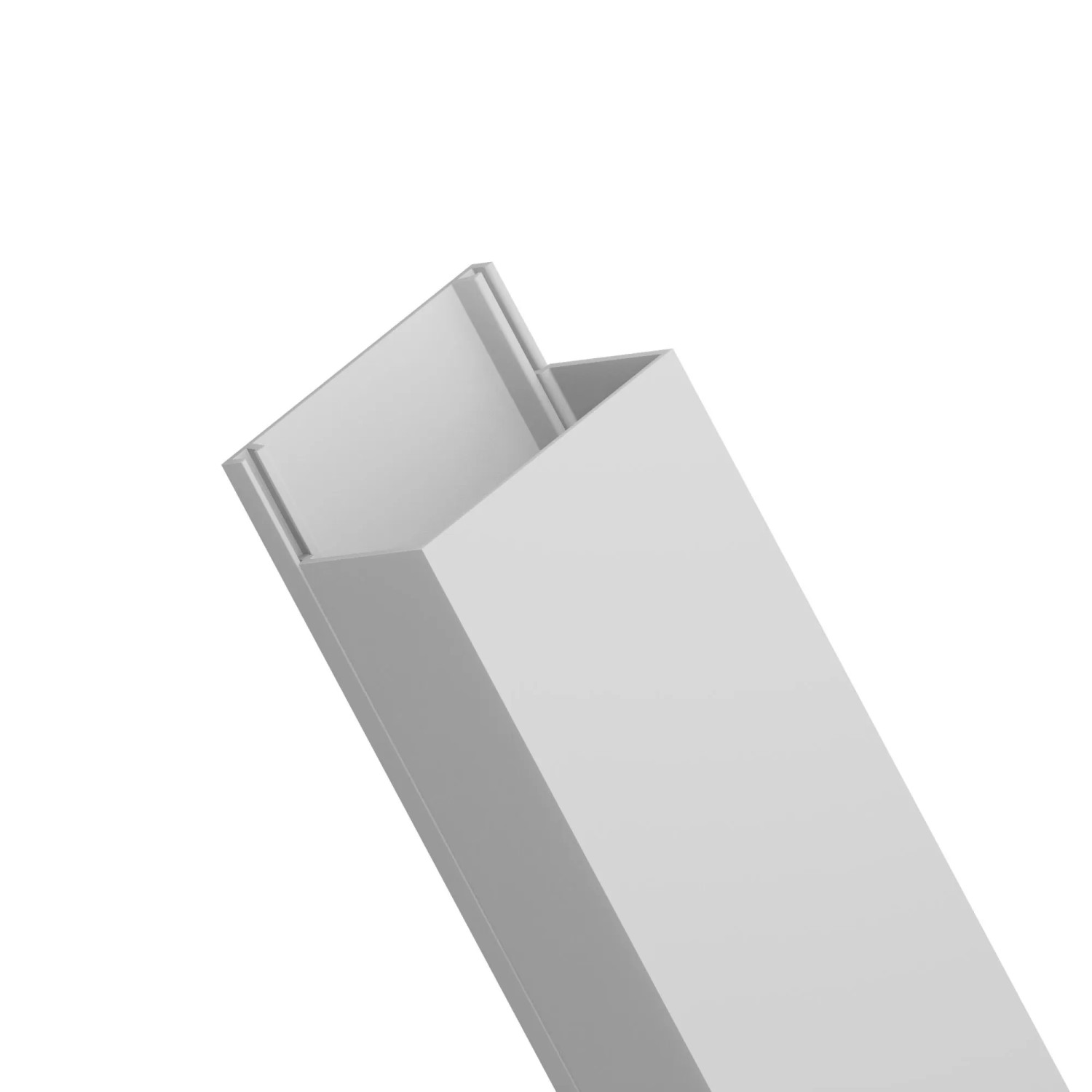 EDO Kabelkanal 40x25 mm Weiß 2 m mit Klappdeckel zur Schraubmontage